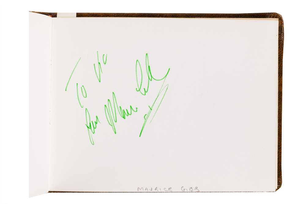 Lot 28 - From a Gentleman's Collection. Autograph Album Incl. The Bee Gees