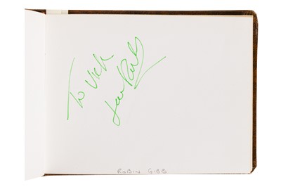 Lot 28 - From a Gentleman's Collection. Autograph Album Incl. The Bee Gees
