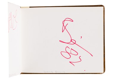 Lot 7 - From a Gentleman's Collection. Autograph Album Incl. David Bowie