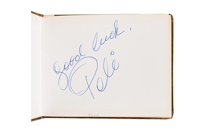 Lot 23 - From a Gentleman's Collection. Autograph Album Incl. Pele'
