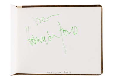 Lot 14 - From a Gentleman's Collection. Autograph Album Incl. Harrison Ford