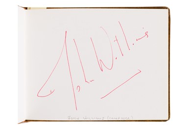 Lot 16 - From a Gentleman's Collection. Autograph Album Incl. John Williams