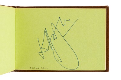 Lot 33 - From a Gentleman's Collection. Autograph Albums Incl. Elton John