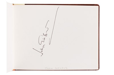 Lot 34 - From a Gentleman's Collection. Autograph Albums Incl. John Gielgud