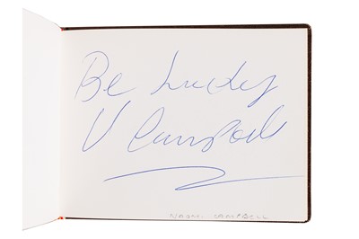 Lot 38 - From a Gentleman's Collection. Autograph Albums Incl. Naomi Campbell