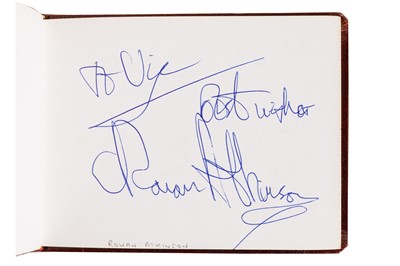 Lot 1 - From a Gentleman's Collection. Autograph Album Incl. Aretha Franklin