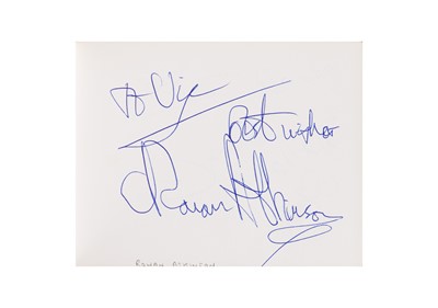 Lot 1 - From a Gentleman's Collection. Autograph Album Incl. Aretha Franklin