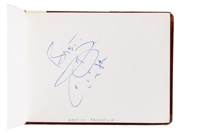 Lot 1 - From a Gentleman's Collection. Autograph Album Incl. Aretha Franklin