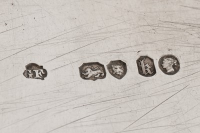 Lot 77 - A Victorian sterling silver inkstand, London 1865 by George Fox