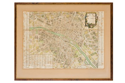Lot 60 - Lattré (Jean), Plan Routier De La Ville et Faubourg De Paris 1774