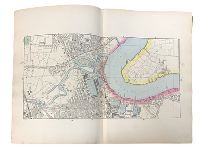 Lot Bacon's New Ordnance Survey Atlas of London and Suburbs, c. 1880