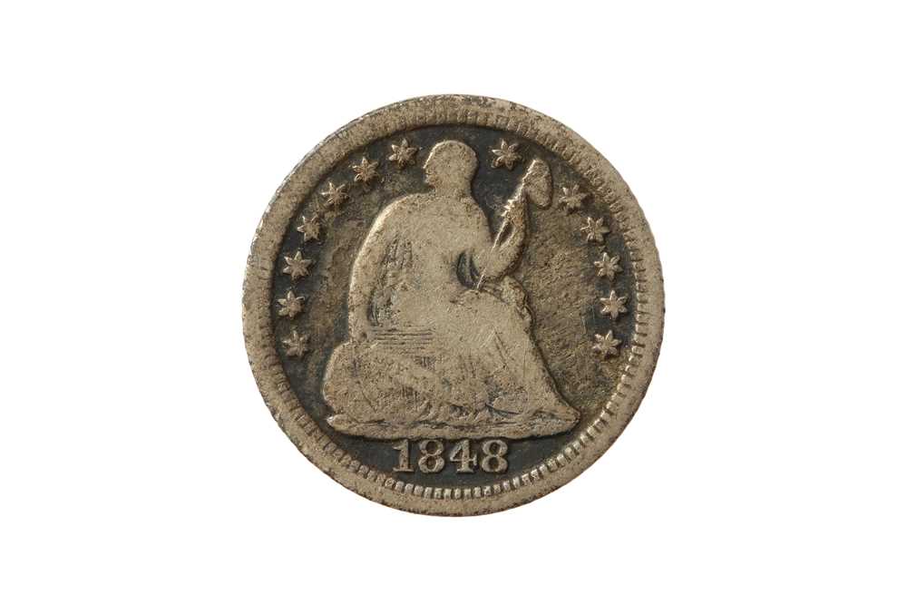 Lot 345 - USA, 1848-O 5 CENTS/HALF DIME.