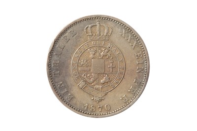 Lot 231 - GERMAN STATES, MECKLENBURG-STRELITZ, FRIEDRICH WILHELM (1860 - 1904), 1870 THALER.