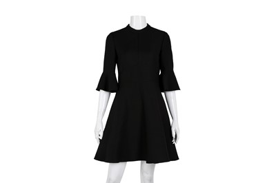 Lot 237 - Valentino Black Wool Crepe Skater Dress - Size 38