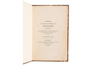 Lot 50 - Vasey. Remarks on the Influence of Pugilism on morals, 1824