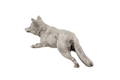 Lot 38 - A George V sterling silver novelty pepper pot, London 1910 by Alfred Clark