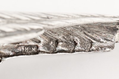 Lot 59 - A large pair of early 20th century German silver table ornaments, Hanau by Neresheimer, import marks by Berthold Muller