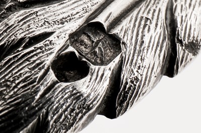 Lot 57 - A pair of late 20th century Portuguese 916 standard silver model of pheasants, Porto circa 1960