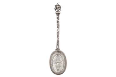 Lot 130 - A late 19th century Anglo – Indian silver spoon, Madras circa 1890 by Peter Orr