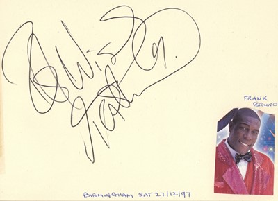 Lot 96 - Autograph Albums.- Entertainers & Footballers