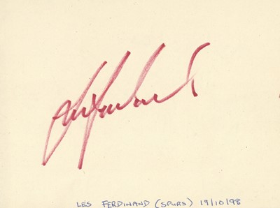 Lot 96 - Autograph Albums.- Entertainers & Footballers