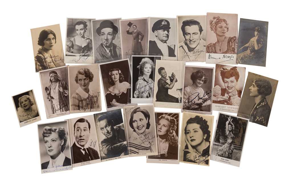 Lot 153 - Photograph Collection.- Vintage Actors & Actresses