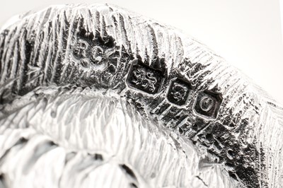 Lot 46 - An Elizabeth II sterling silver model of a duck, London 1988 by Comyns