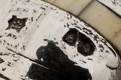 Lot 86 - A Victorian sterling silver Anglo – Indian style three-piece tea service, London 1892 by Edward Hutton