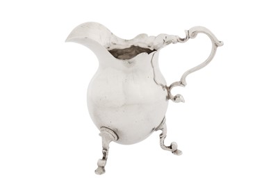 Lot 415 - A George II silver cream jug, London circa 1735 by Aymé Videau