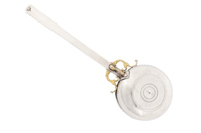 Lot 198 - An early 19th century Georgian parcel gilt silver wine ladle (hazarpesche), probably Tbilisi circa 183
