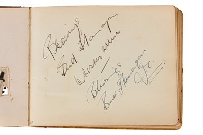 Lot 80 - Autograph Album.- Incl. Stan Laurel & Oliver Hardy