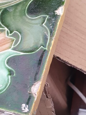 Lot 220 - A COLLECTION OF EARLY 20TH CENTURY ART NOUVEAU TILES