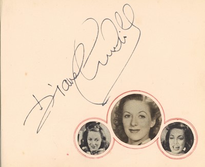 Lot 89 - Autograph Album.- Vintage Actors & Entertainers