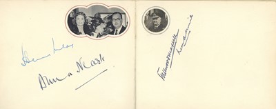 Lot 89 - Autograph Album.- Vintage Actors & Entertainers