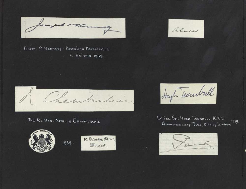 Lot 86 - Autograph Album.- Royalty & Politics