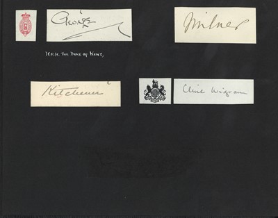 Lot 86 - Autograph Album.- Royalty & Politics