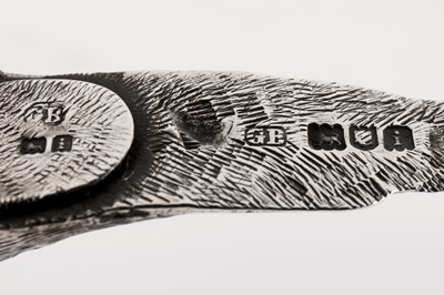 Lot 40 - A pair of Edwardian sterling silver novelty pepper pots, London 1904 by George Brace