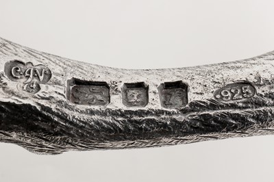 Lot 49 - An Elizabeth II sterling silver model of a stag, London 1972 by Vanders