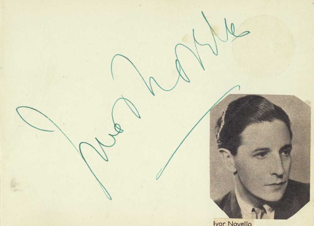 Lot 88 - Autograph Album.- Vintage Actors & Entertainers