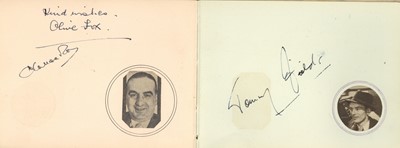 Lot 88 - Autograph Album.- Vintage Actors & Entertainers