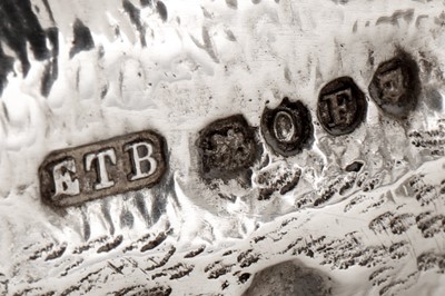 Lot 47 - A late 19th century Dutch sterling silver cow creamer, import marks London 1889 by Edwin Thomas Bryant