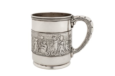 Lot 237 - A late 19th / early 20th century American sterling silver christening mug, New York circa 1900 by Tiffany and Co