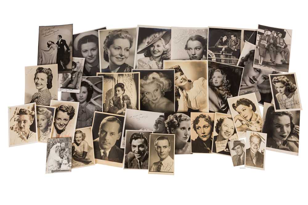 Lot 154 - Photograph Collection.- Vintage Actors & Entertainers