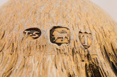 Lot 31 - A Victorian sterling silver gilt mounted scent bottle, London 1894 by Thomas Stapleton (reg.7th Aug 1878)