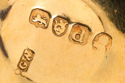 Lot 9 - A George IV sterling silver gilt vinaigrette, London 1819 by GW