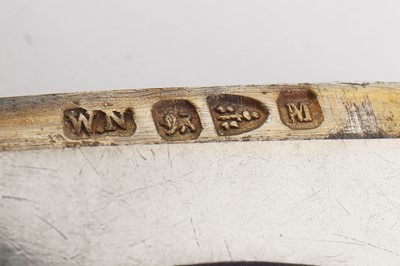 Lot 26 - A Victorian sterling silver and enamel vesta case, Chester 1895 by William Neale