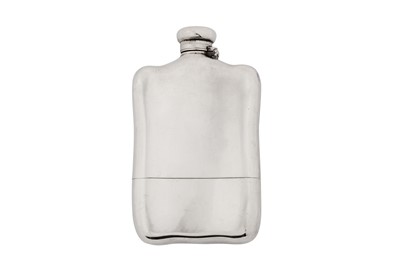 Lot 236 - A late 19th / early 20th century American sterling silver spirit or hip flask, New York circa 1900 by Tiffany and Co