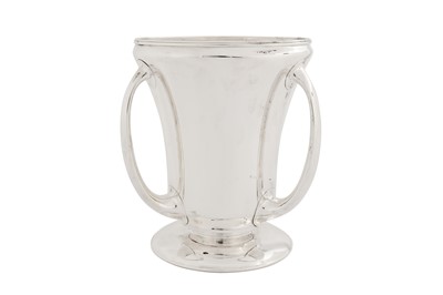 Lot 238 - An early to mid-20th century American sterling silver tyg wine cooler, New York circa 1910-40 by Tiffany and Co