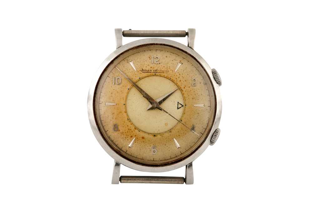 Lot 441 - JAEGER LeCOULTRE MEMOVOX 'MYSTERY DIAL' ALARM WRISTWATCH