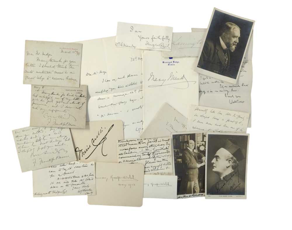 Lot 102 - Autograph Collection.- Artists & Authors